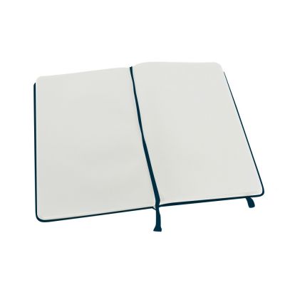 Записная книжка Moleskine Classic (нелинованный) в твердой обложке, Large (13х21см), голубой сапфир-2