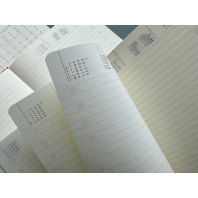 Ежедневник недатированный А5 Loft, красный-6