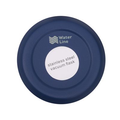 Вакуумный термос Powder 500 мл, тубус, темно-синий-5