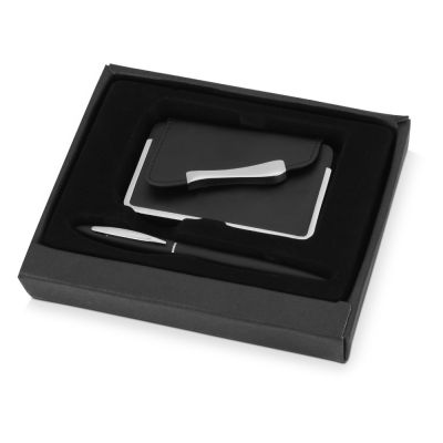 Набор: визитница, шариковая ручка-0