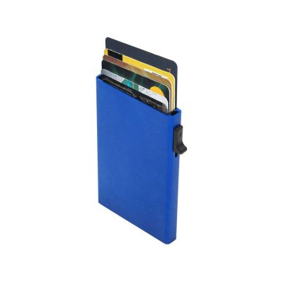 Картхолдер Florence с RFID- защитой из алюминия, синий-3