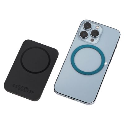 Магнитный беспроводной внешний аккумулятор MagnetIQ, 5000 mah, 10 W, черный-4