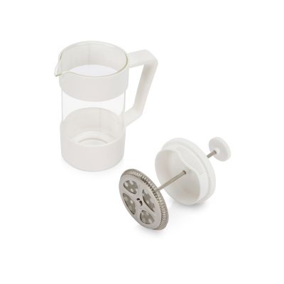 Пластиковый френч-пресс Intense, 600мл, белый-1