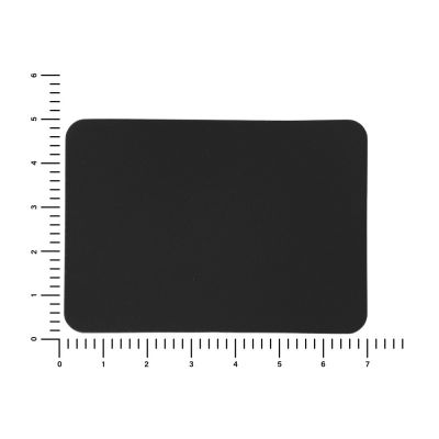 ПАТЧ ПРЯМОУГОЛНЫЙ nubuk (чёрный) 5,0 х 7,0 см-1