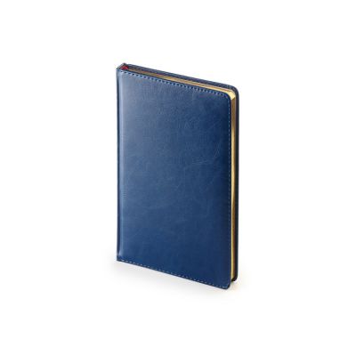 Ежедневник недатированный А4 Sidney Nebraska, синий (золотой обрез)-0