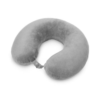 Подушка Basic из микрофибры с эффектом памяти U-shape, серый-0