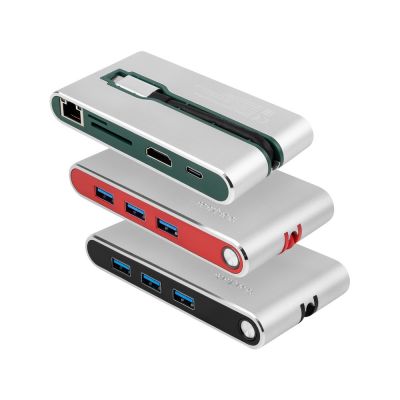 Хаб USB Rombica Type-C Hermes Red-3