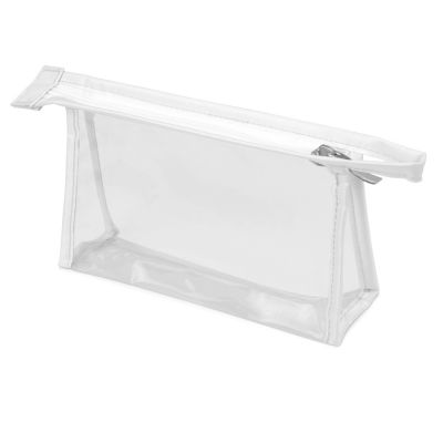 Прозрачная пластиковая косметичка Lucy, белый/прозрачный-0