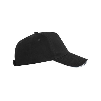 Бейсболка Eris унисекс, черный-1