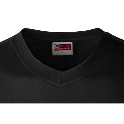 Футболка Heavy Super Club мужская с V-образным вырезом, черный-7