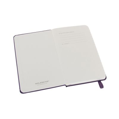 Записная книжка Moleskine Classic (в линейку) в твердой обложке, Pocket (9x14см), фиолетовый-1