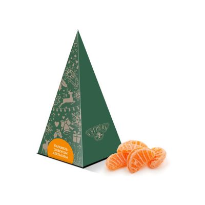 Карамель леденцовая со вкусом апельсина в подарочной упаковке-0