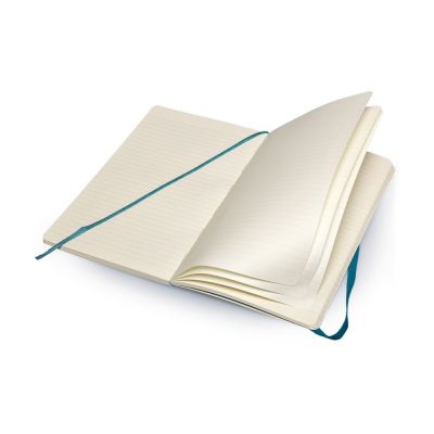 Записная книжка Moleskine Classic Soft (в линейку), Large (13х21см), бирюзовый-3