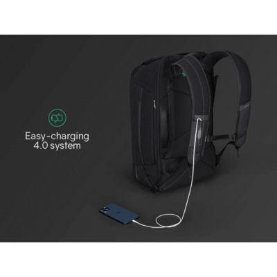 Антикражный рюкзак-трансформер Clickpack Travlo для ноутбука 16, черный-6