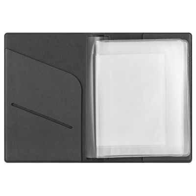 Классическая обложка для автодокументов Favor, темно-серая-4