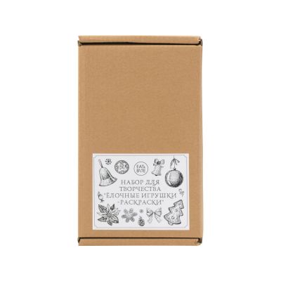 Набор для творчества Ёлочные игрушки-раскраски-4