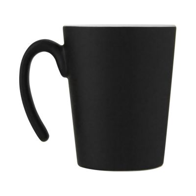 Oli керамическая кружка объемом 360 мл с ручкой, черный-2