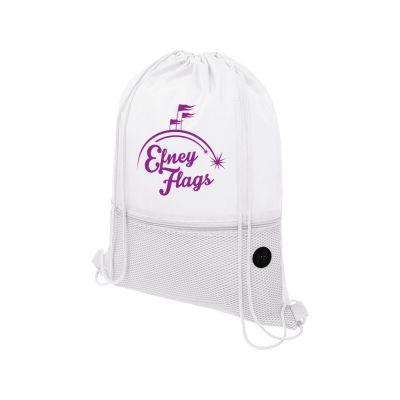 Сетчатый рюкзак со шнурком Oriole, белый-5