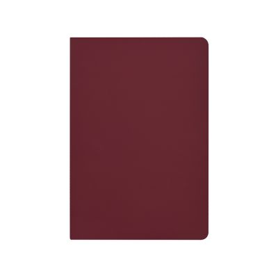 Бизнес-тетрадь А5 Pragmatic Contrast, 40 листов в клетку, бордовый с темно-серым срезом-2