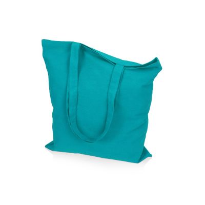 Сумка для шопинга Carryme 140 хлопковая, 140 г/м2, бирюзовый 320C NEW-1
