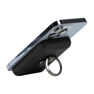 Магнитный беспроводной внешний аккумулятор MagnetIQ, 5000 mah, 10 W, черный-8