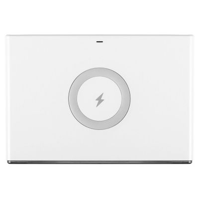 Часы с беспроводным зарядным устройством Rombica Timebox 2, белый-3