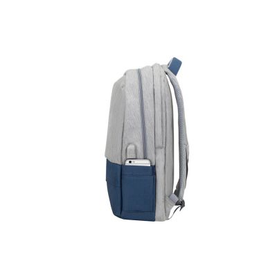 RIVACASE 7567 grey/dark blue рюкзак для ноутбука 17.3 / 6-24