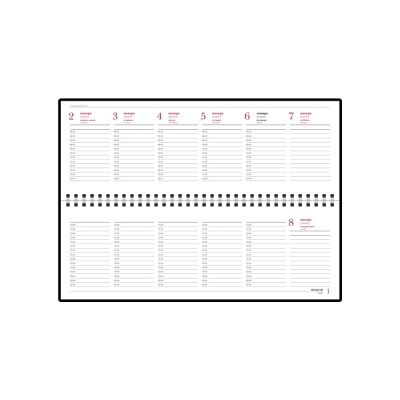 Планинг датированный Бумвинил 2025, коричневый-1