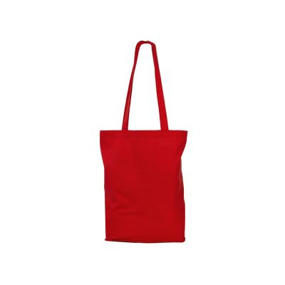 Складывающаяся сумка Skit из хлопка на молнии, красный-3