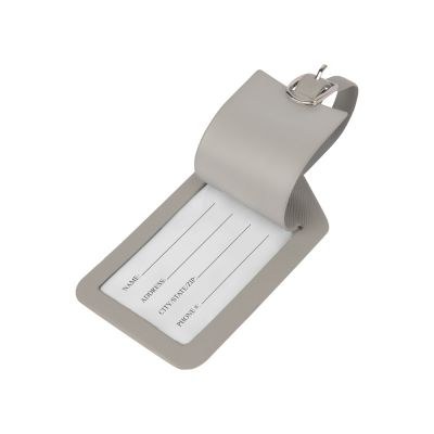 Багажная бирка Weekend из ПВХ, серый-1