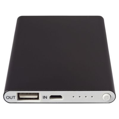 Портативное зарядное устройство Pep 4000 mAh, черный-2