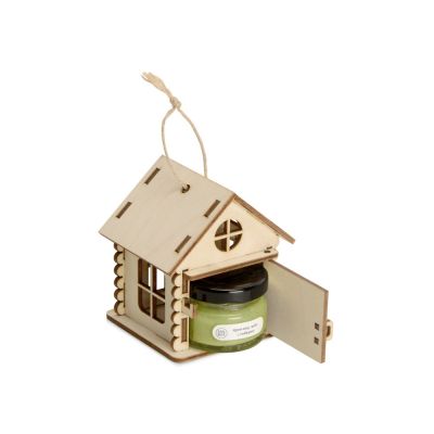 Подарочный набор Крем-мед в домике, крем-мед лайм с имбирем 35 г-0