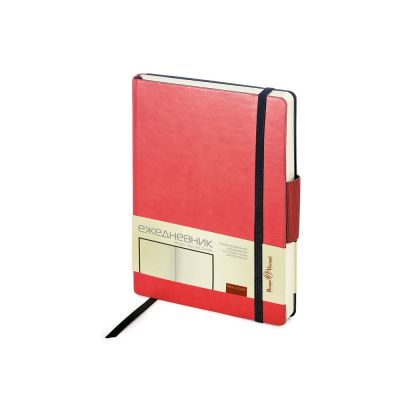 Ежедневник А5 недатированный Zenith, красный-0