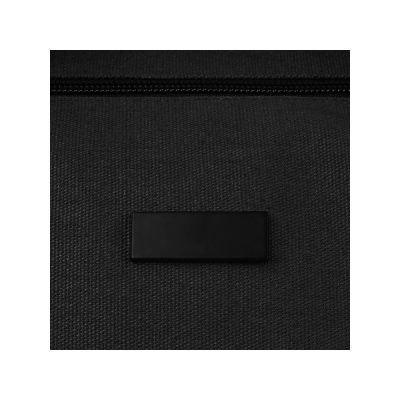 Спортивная сумка Joey из брезента, переработанного по стандарту GRS, объемом 25 л, черный-4