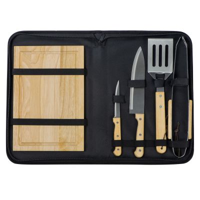 Набор для барбекю Terra из 6 предметов, с разделочной доской (P)-2