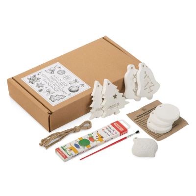 Набор для творчества Ёлочные игрушки-раскраски-0