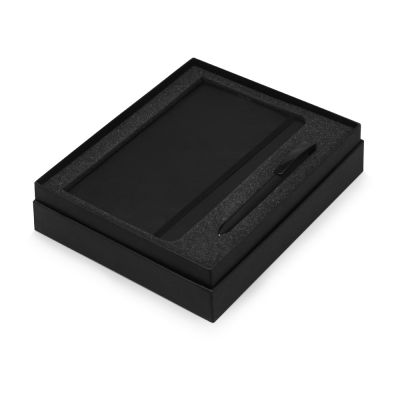 Подарочный набор Moleskine Amelie с блокнотом А5 Soft и ручкой, черный-1