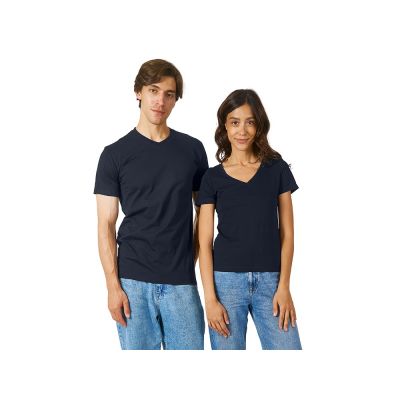 Футболка Heavy Super Club мужская с V-образным вырезом, темно-синий-4