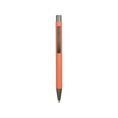 Ручка металлическая soft touch шариковая Tender, коралловый-1