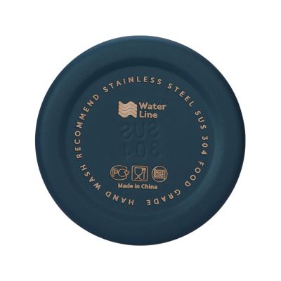 Стальная бутылка Rely, 650 мл, NEW темно-синий 295C матовый-5