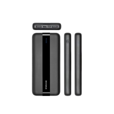 RIVACASE VA2041 (10000 мАч) внешний аккумулятор, черный 12/48-8