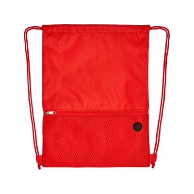Сетчатый рюкзак со шнурком Oriole, красный-1