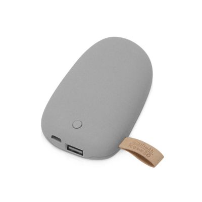 Внешний аккумулятор в форме камня Stone, 5200 mAh, серый-0