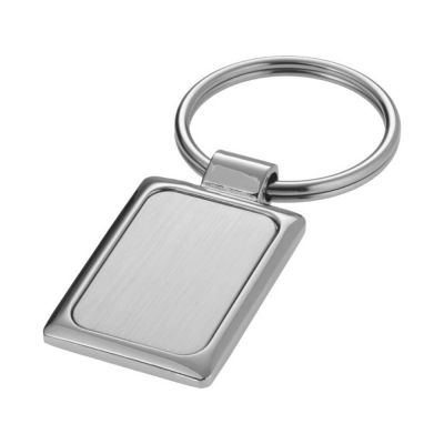 Брелок Квадро, серебристый-0