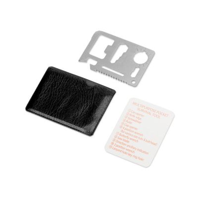 Мультиинструмент в чехле Helper mini, стальной-3