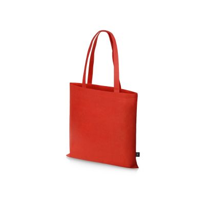 Сумка-шоппер Reviver из нетканого переработанного материала RPET, красный-1