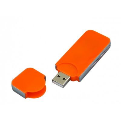 USB-флешка на 32 Гб в стиле I-phone, прямоугольнй формы, оранжевый-1