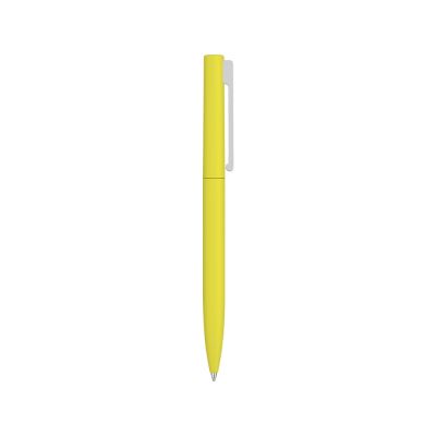 Шариковая ручка  Bright F Gum soft-touch, желтый-3