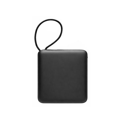 Магнитный беспроводной внешний аккумулятор c подсветкой лого Энчант, 10000 мАч, черный-3