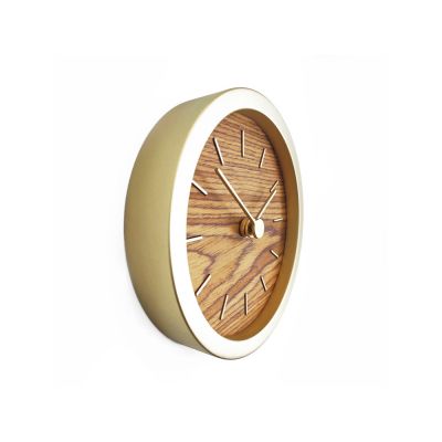 Часы настенные Gracie XS, натуральные с золотистым-4